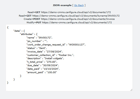 JSON Example