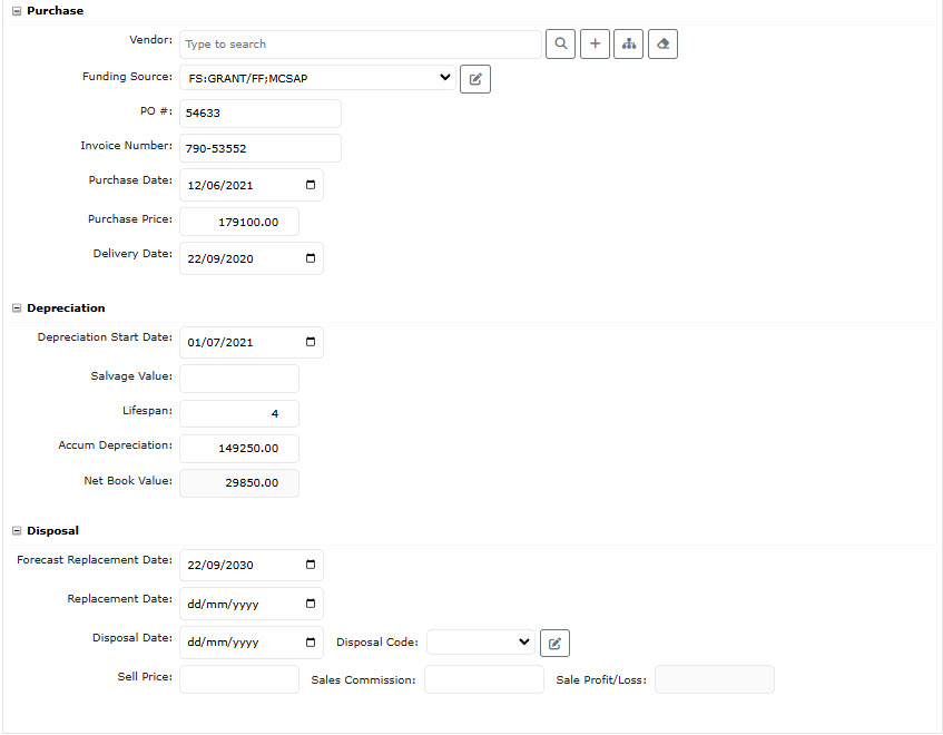 Asset Finance Info - CMMS software